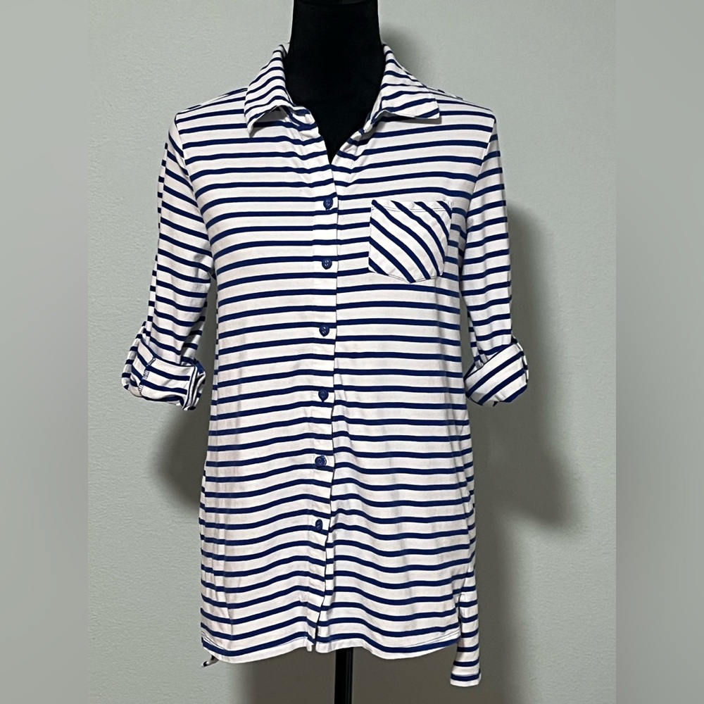 TYLER BOE Cotton Button Down Shirt - S